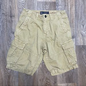 American Eagle Tan Cargo Shorts Size 30